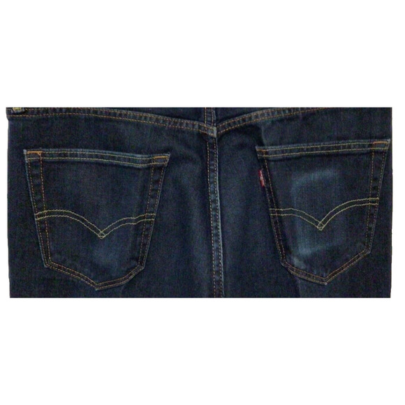Levi's 514 Men's Straight Leg Blue Denim Jeans Size 34x30 - See Descript. (#2) - Picture 3 of 4